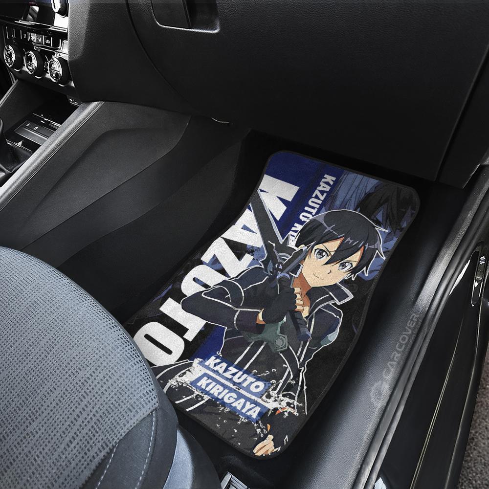 Sword Art Online Kazuto Kirigaya Car Floor Mats Custom Anime Car Interior Accessories