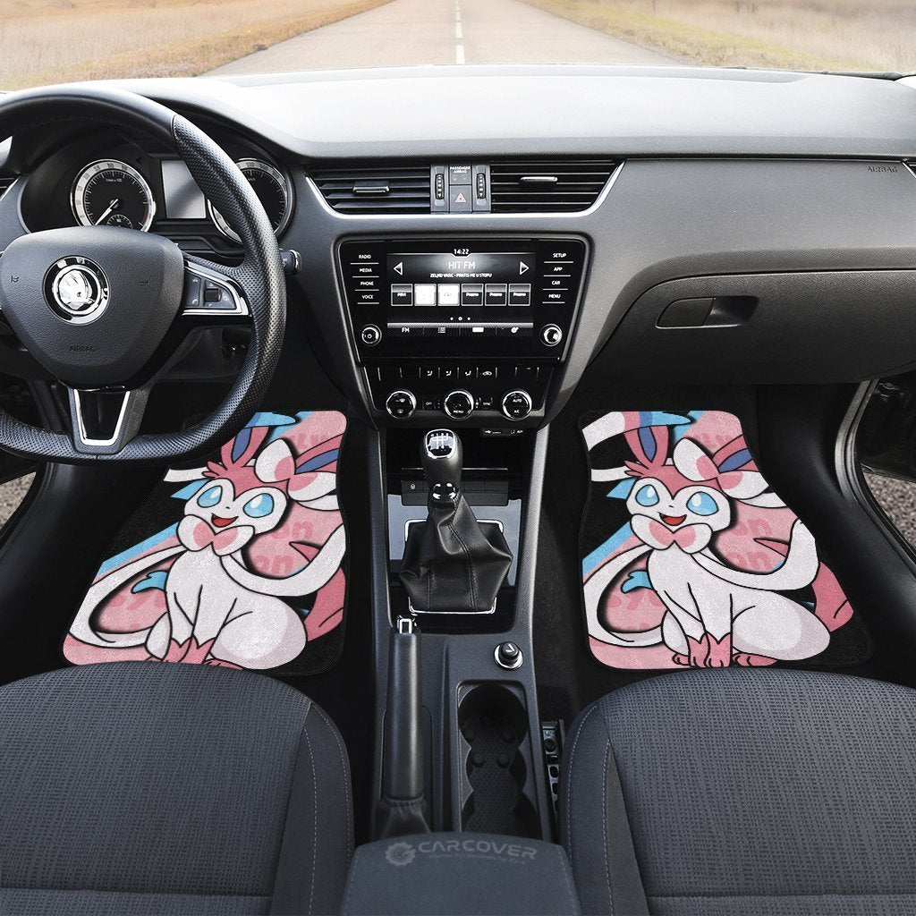 Sylveon Car Floor Mats Custom Anime Pokemon Car Interior Accessories