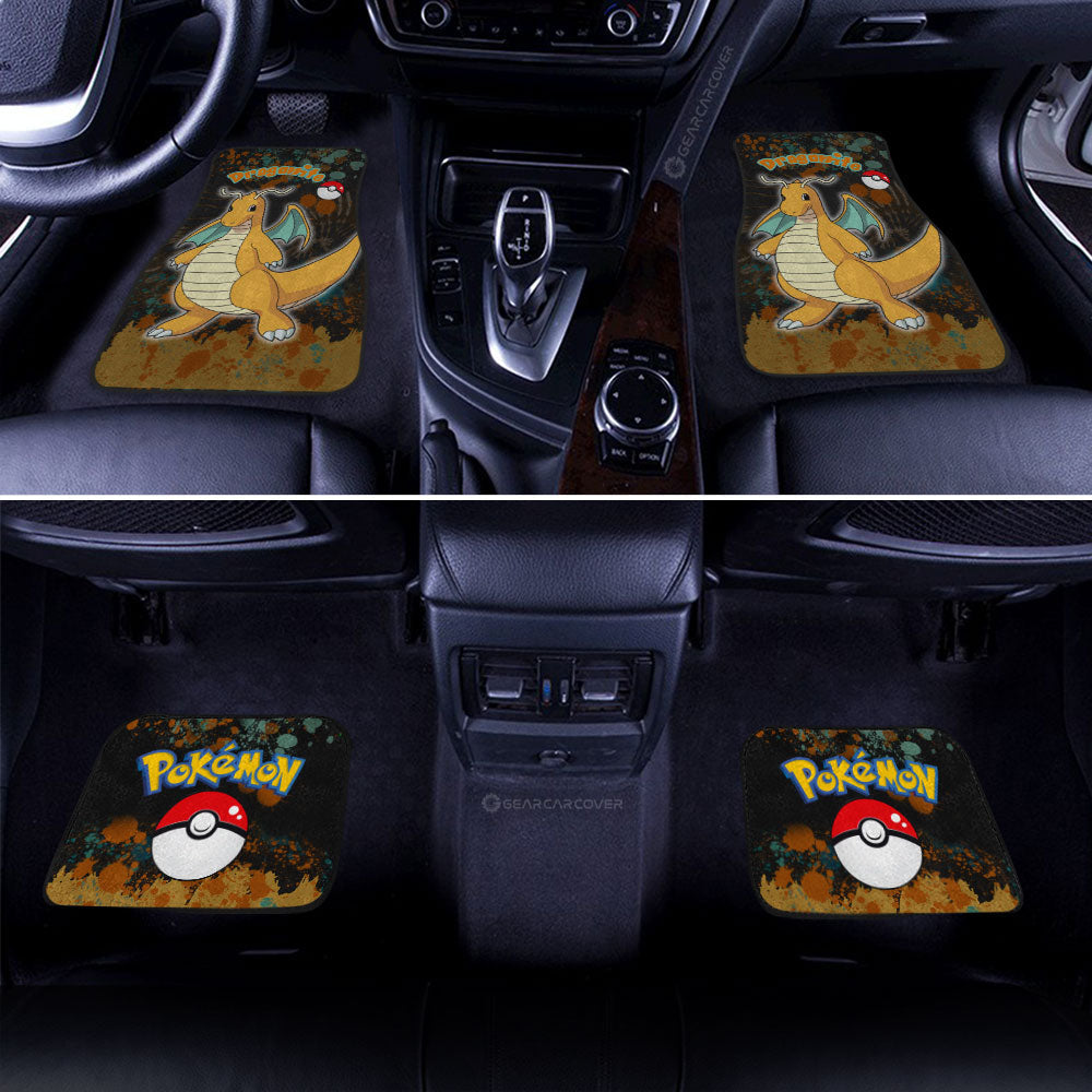 Sylveon Car Floor Mats Custom Tie Dye Style Pokemon Anime Car Accessories