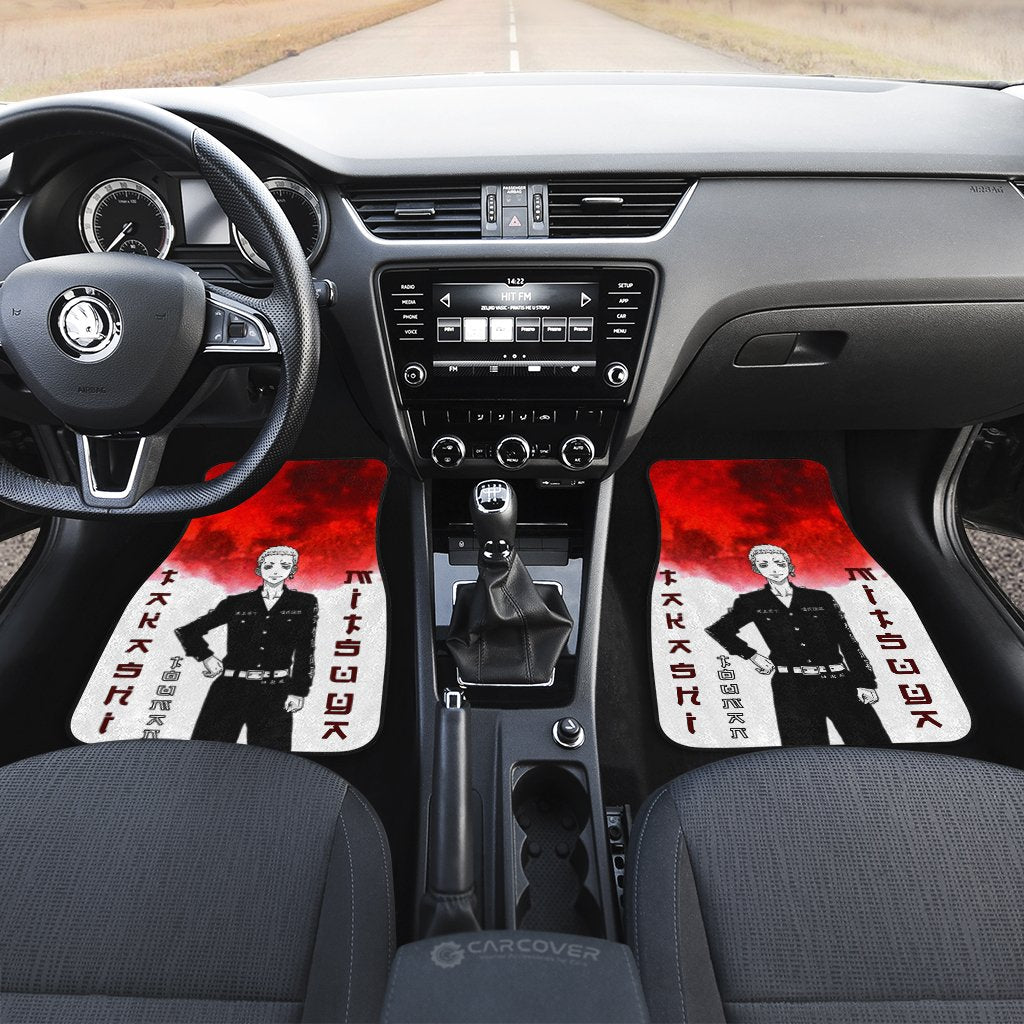 Takashi Mitsuya Car Floor Mats Custom Anime Tokyo Revengers Car Interior Accessories