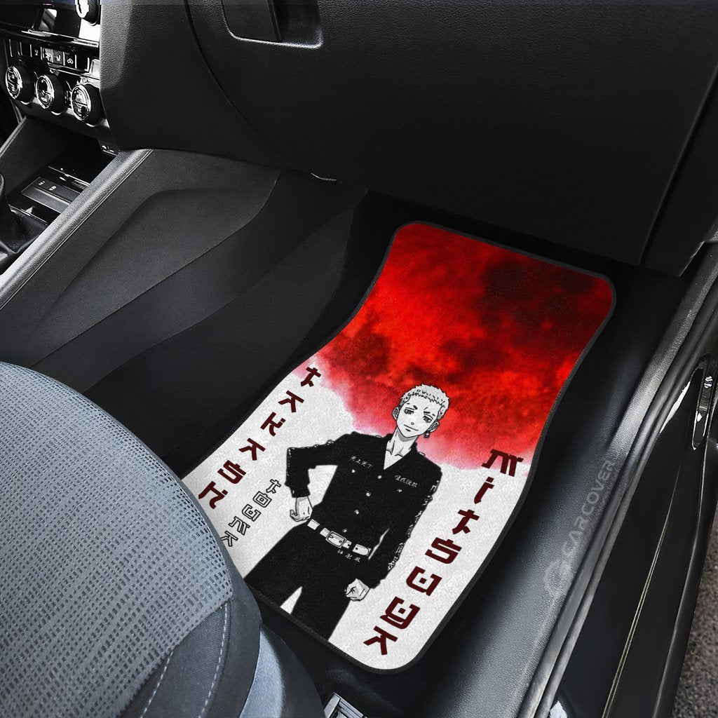 Takashi Mitsuya Car Floor Mats Custom Anime Tokyo Revengers Car Interior Accessories