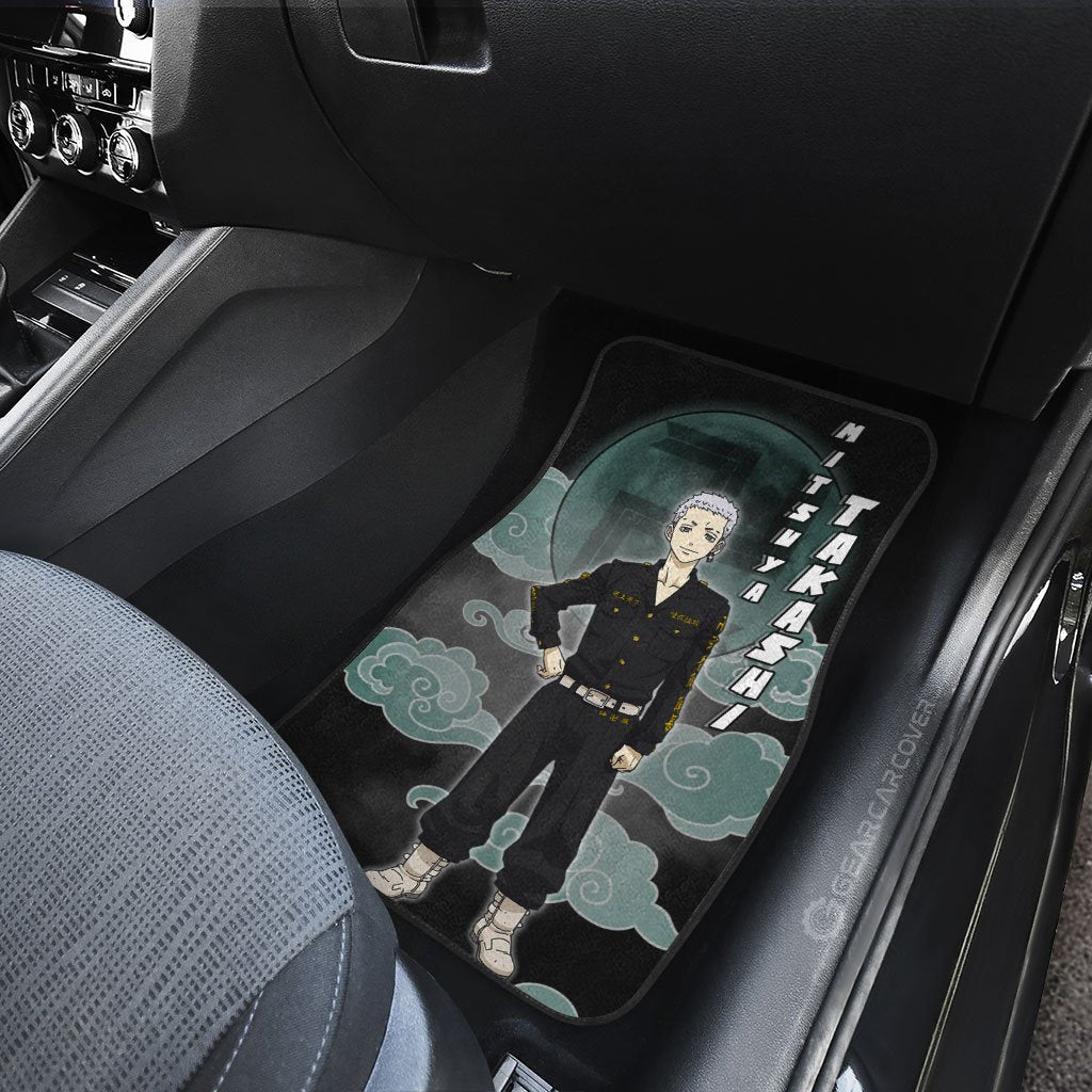 Takashi Mitsuya Car Floor Mats Custom Tokyo Reverngers Anime Car Interior Accessories