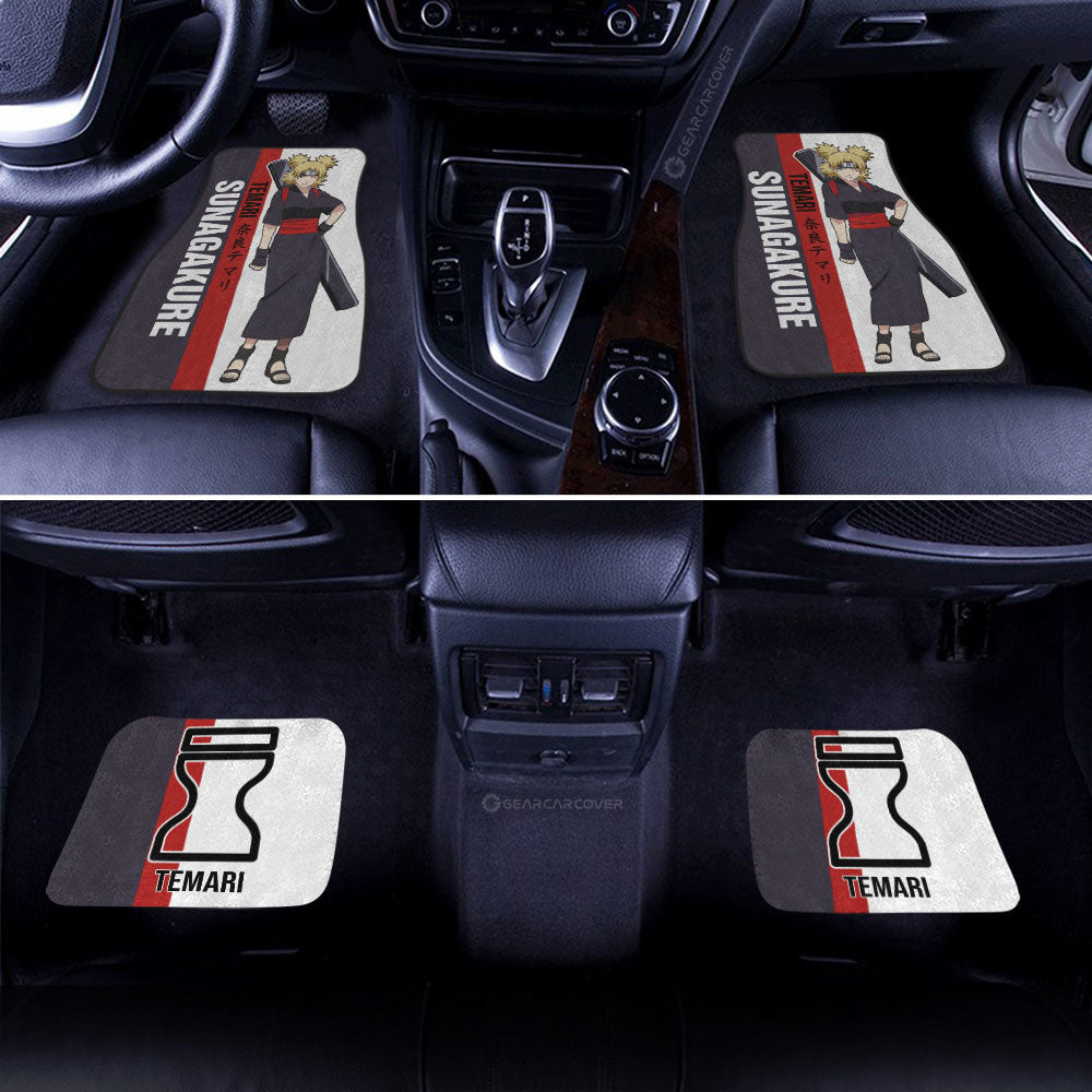 Temari Car Floor Mats Custom Naruto Anime Car Accessories Gifts Idea For Fans