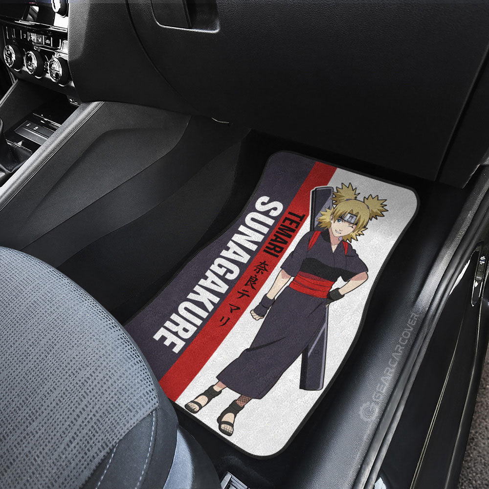 Temari Car Floor Mats Custom Naruto Anime Car Accessories Gifts Idea For Fans