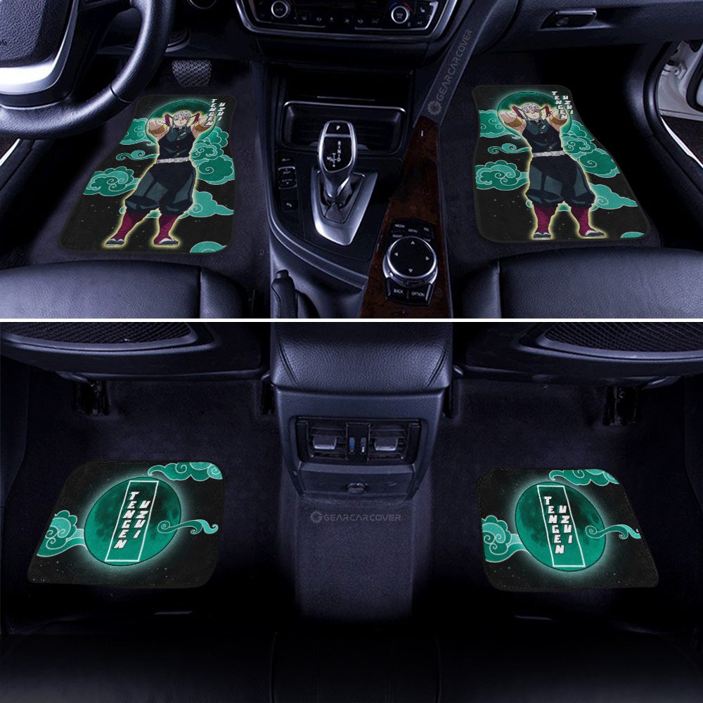 Tengen Uzui Car Floor Mats Custom Demon Slayer Anime Gifts Idea For Fans
