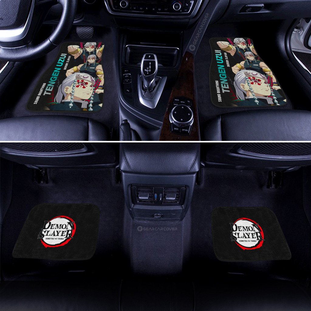 Tengen Uzui Car Floor Mats Custom Demon Slayer Anime Gifts Idea For Fans
