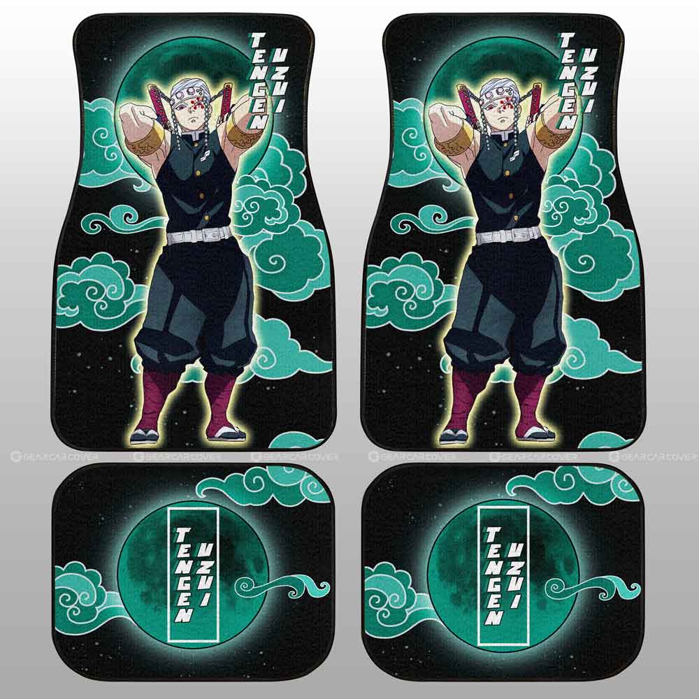 Tengen Uzui Car Floor Mats Custom Demon Slayer Anime Gifts Idea For Fans