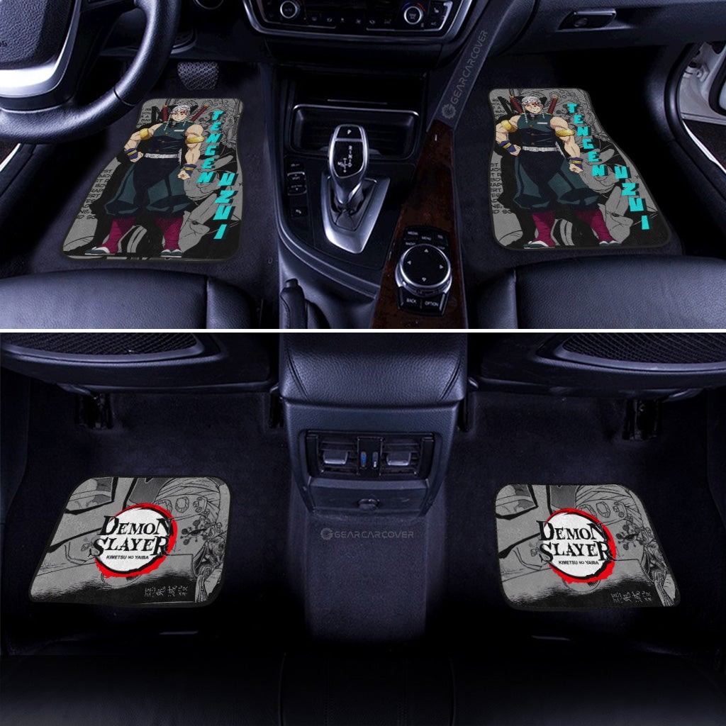 Tengen Uzui Car Floor Mats Custom Demon Slayer Anime Mix Manga Gifts For Fans