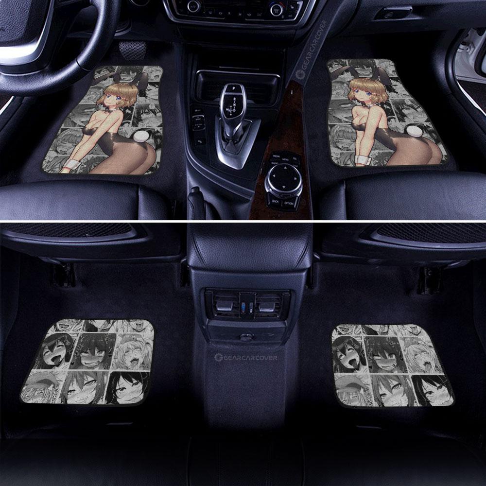 Tomoe Koga Car Floor Mats Custom Bunny Girl Senpai Anime Car Accessories