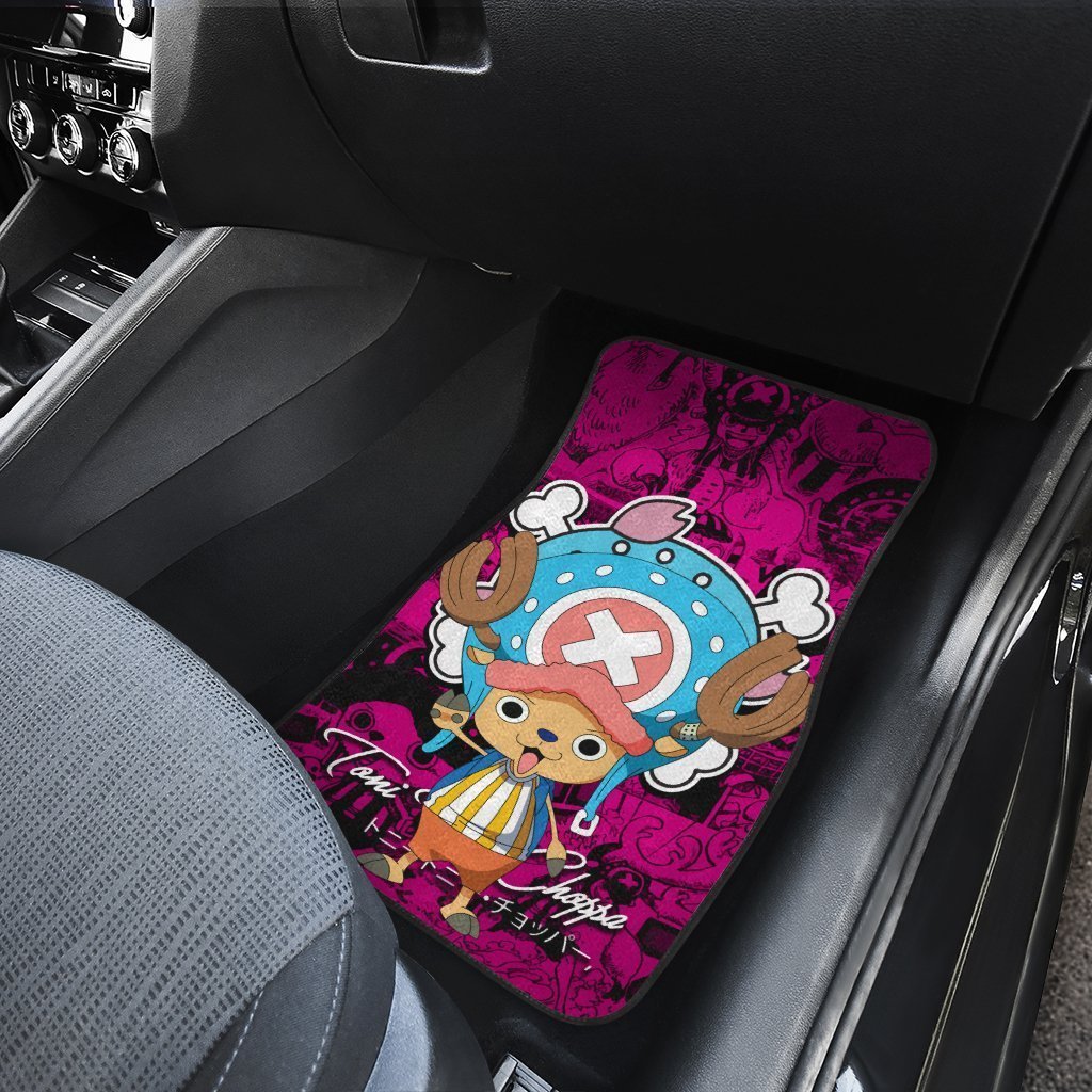 Tony Tony Chopper Car Floor Mats Custom One Piece Anime Car Accessories