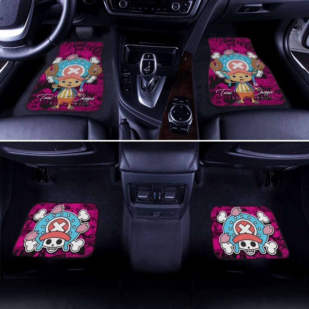 Tony Tony Chopper Car Floor Mats Custom One Piece Anime Car Accessories