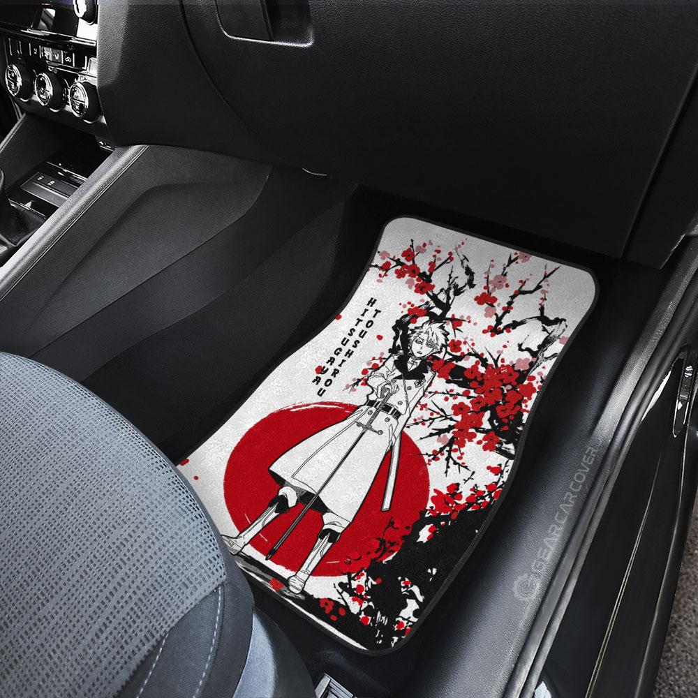 Toshiro Hitsugaya Car Floor Mats Custom Japan Style Anime Bleach Car Interior Accessories