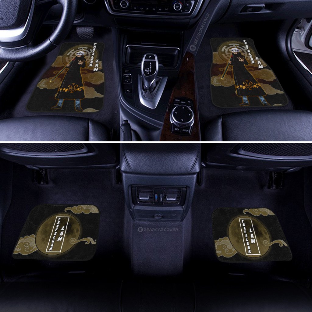 Trafalgar Law Car Floor Mats Custom Gifts Idea For One Piece Anime Fans