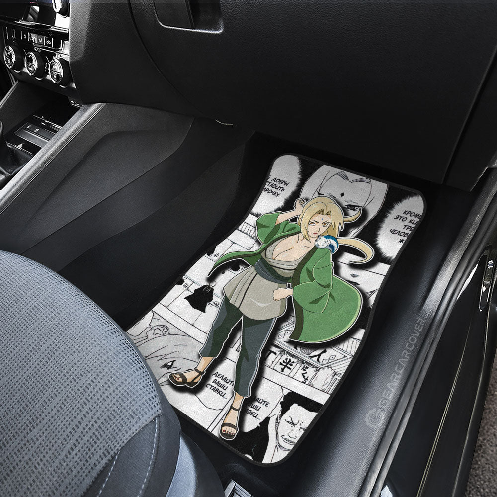 Tsunade Car Floor Mats Custom Naruto Anime Car Accessories Mix Manga