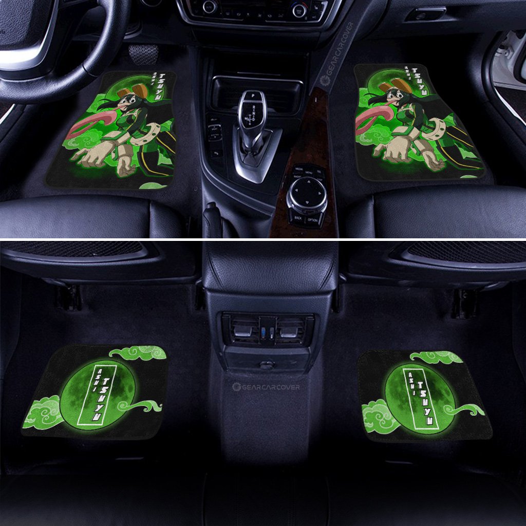 Tsuyu Asui Car Floor Mats Custom Anime My Hero Academia Car Interior Accessories