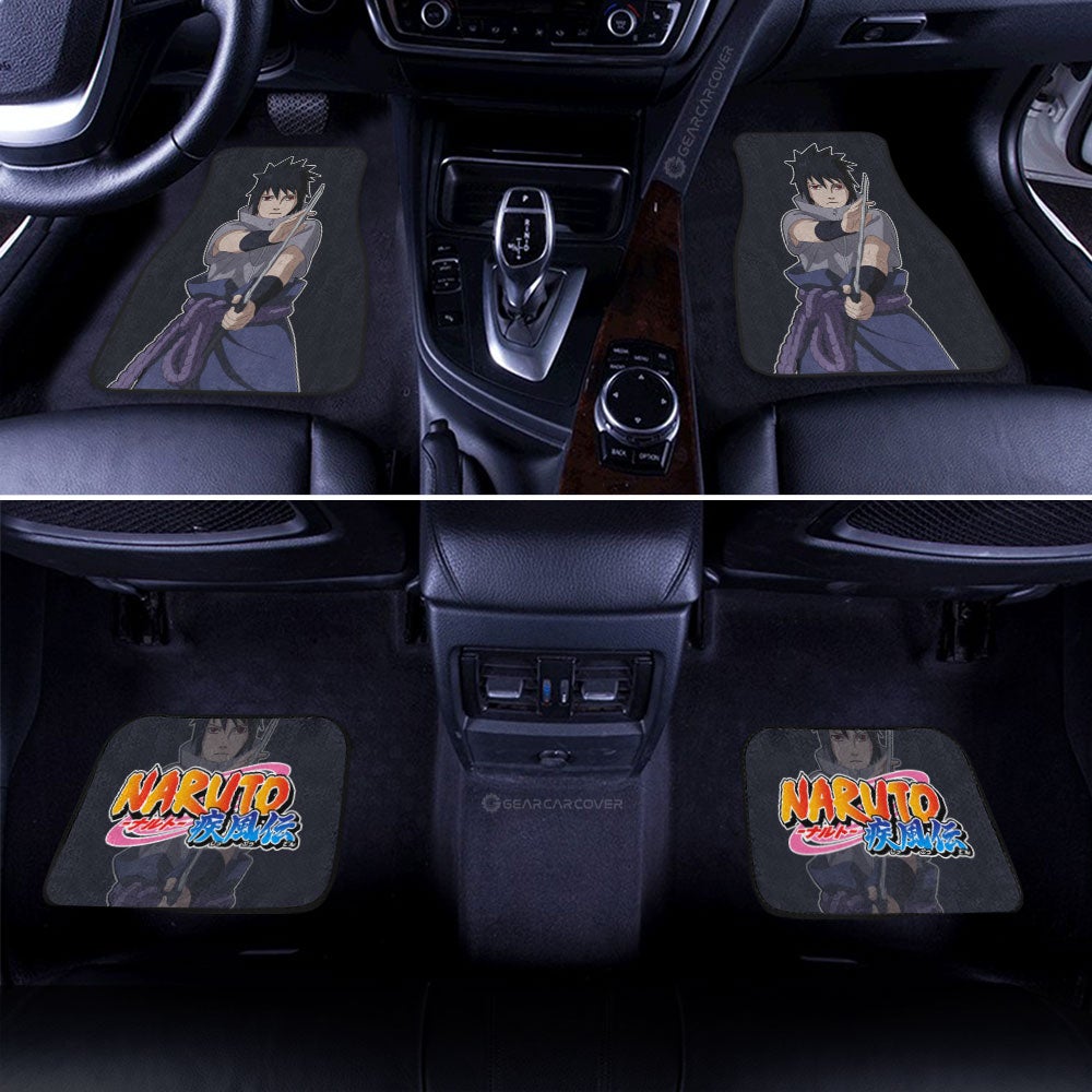 Uchiha Sasuke Car Floor Mats Custom Naruto Anime Gifts For Fans