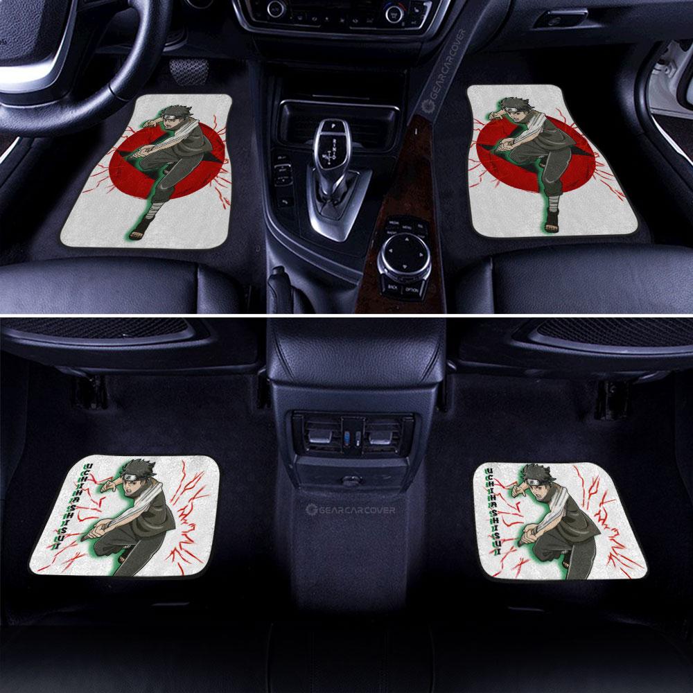 Uchiha Shisui Car Floor Mats Custom Gifts For Naruto Anime Fans