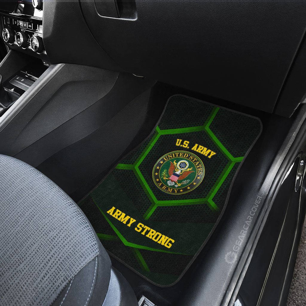 U.S Army Car Floor Mats Custom Army Strong US Military Car Accessories
