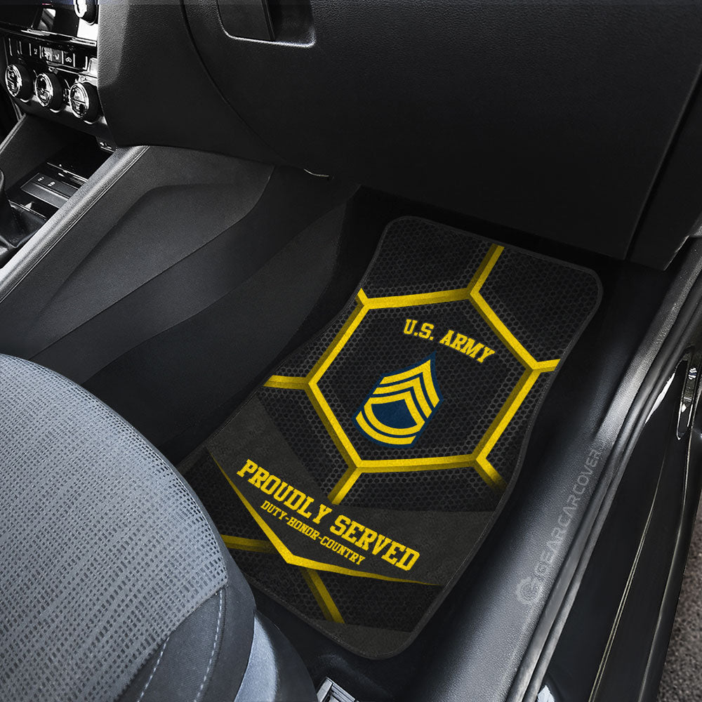 U.S Army Veterans Car Floor Mats Custom US Military Car Accessories
