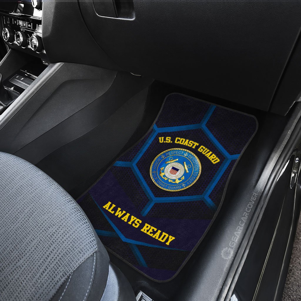 U.S. Coast Guard Car Floor Mats Custom US Military Car Accessories