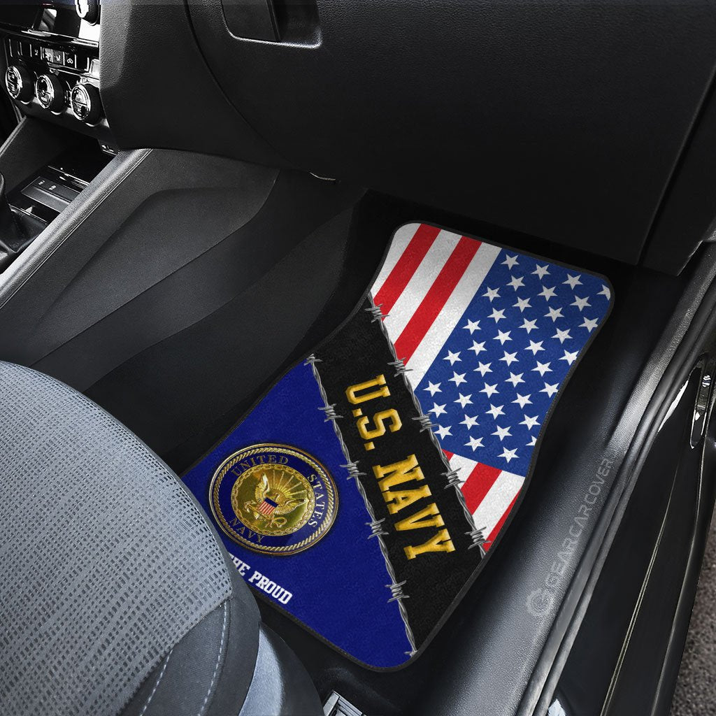 U.S. Navy Car Floor Mats Custom United States Military Car Accessories
