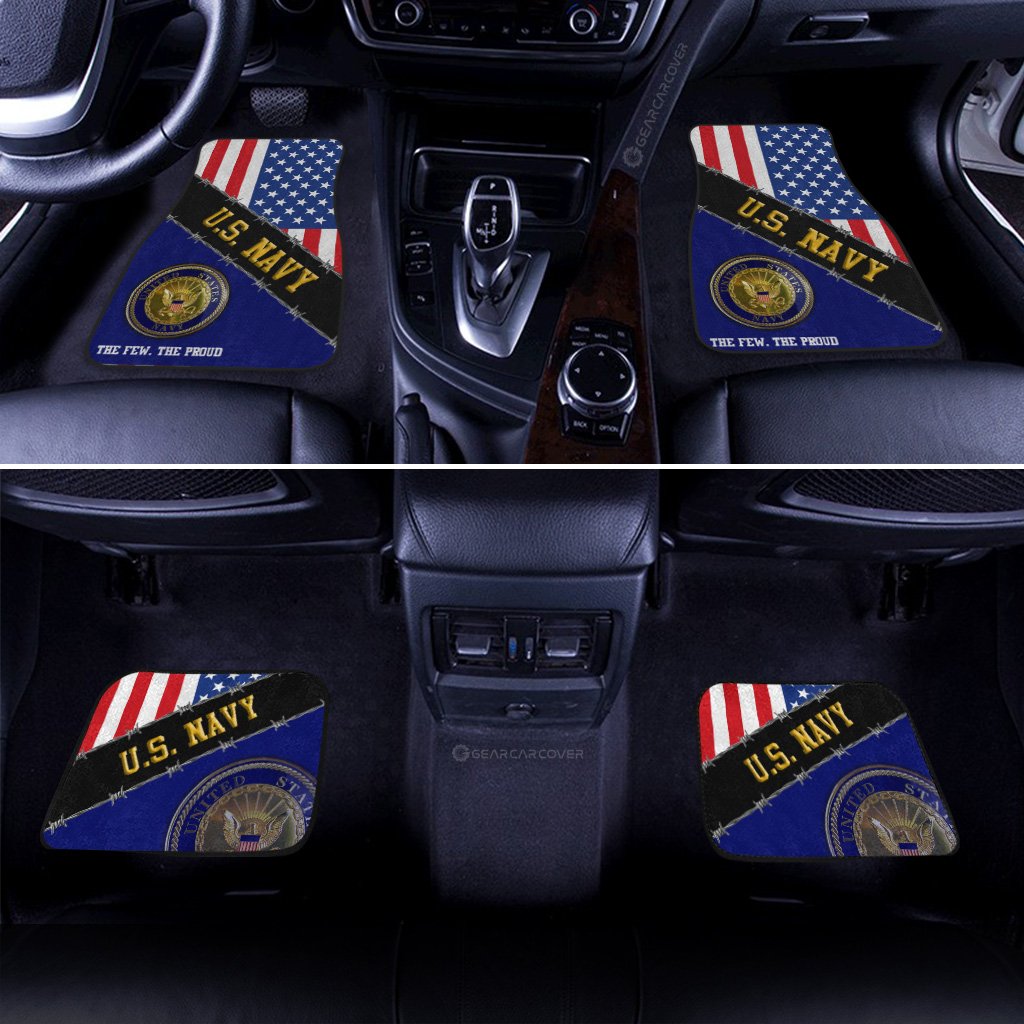 U.S. Navy Car Floor Mats Custom United States Military Car Accessories
