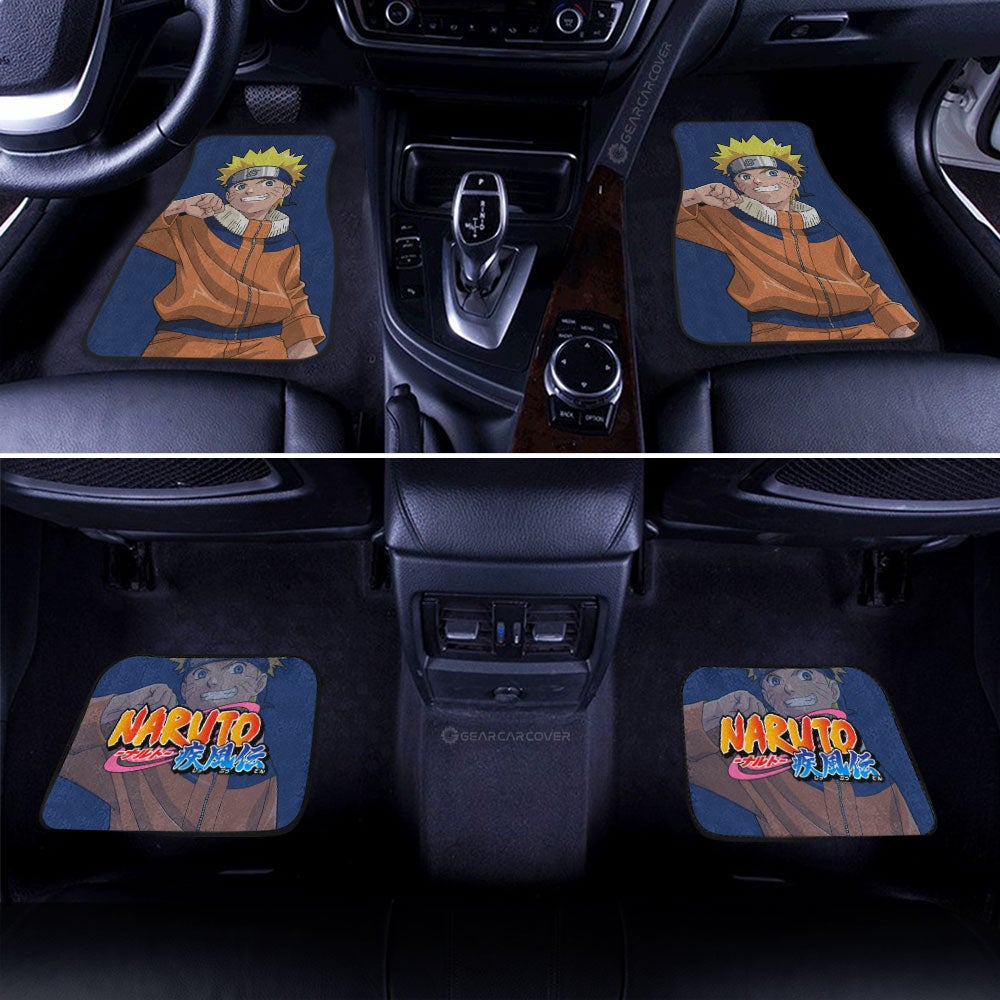 Uzumaki Naruto Car Floor Mats Custom Naruto Anime Gifts Idea For Fans