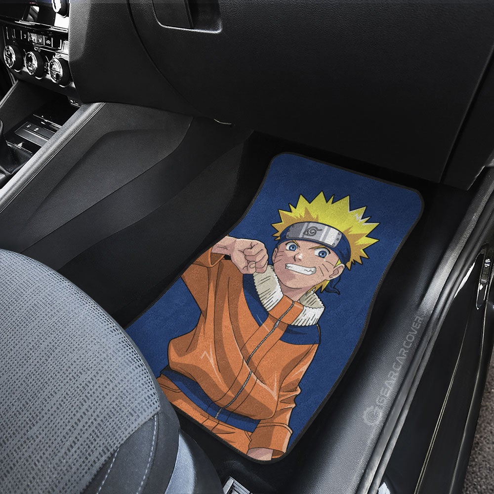 Uzumaki Naruto Car Floor Mats Custom Naruto Anime Gifts Idea For Fans