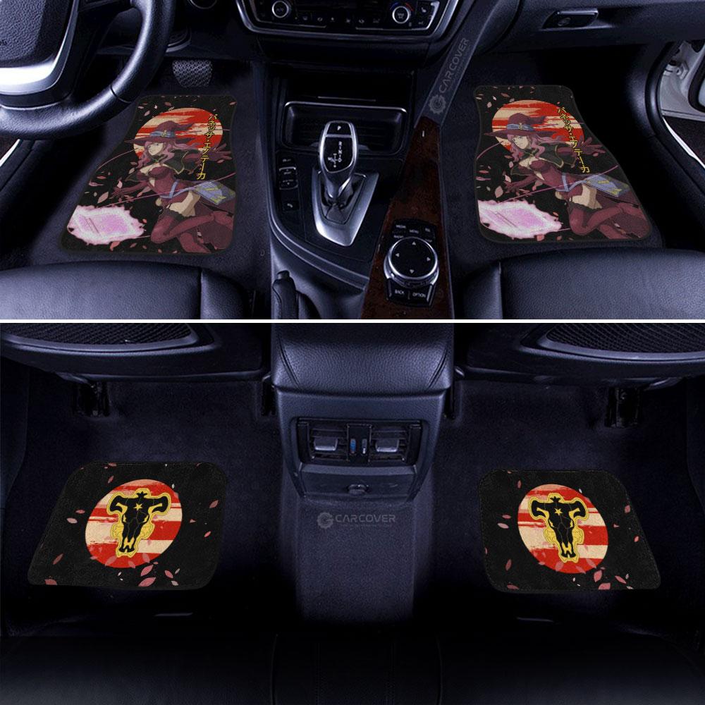 Vanessa Enoteca Car Floor Mats Custom Black Clover Anime Car Interior Accessories