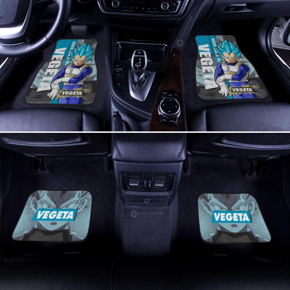 Vegeta Blue Car Floor Mats Custom Anime Dragon Ball Car Accessories
