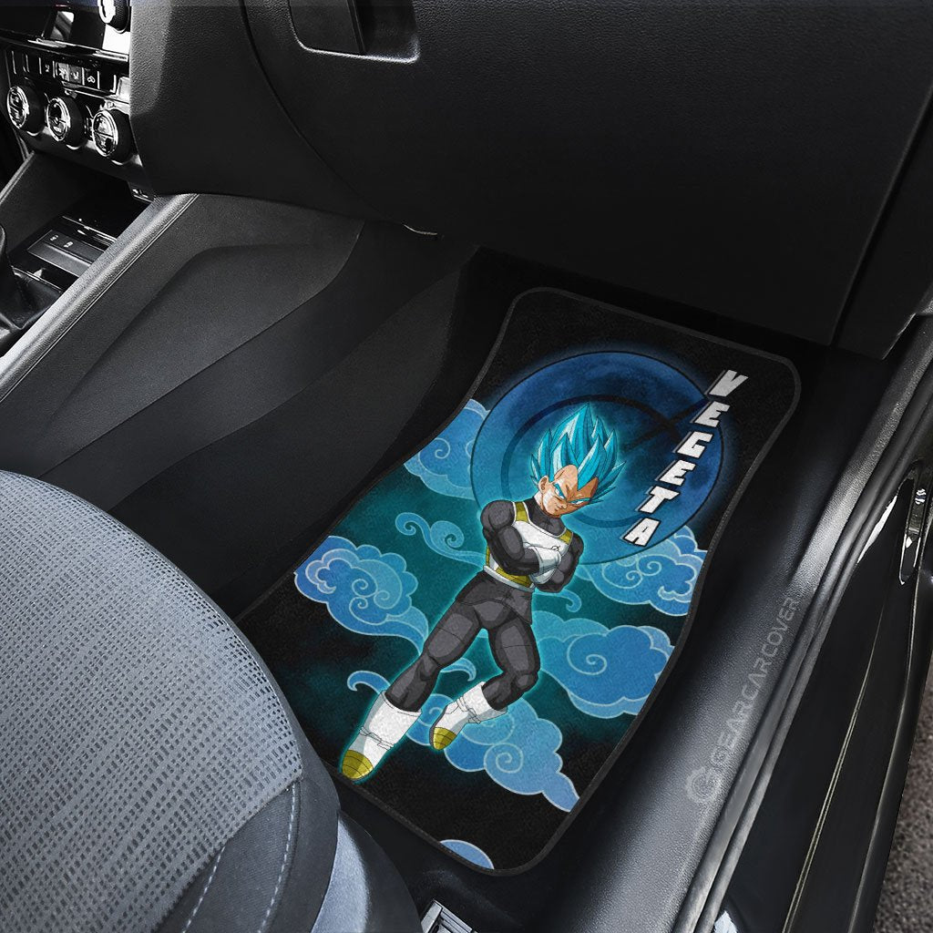 Vegeta Blue Car Floor Mats Custom Dragon Ball Anime Car Accessories