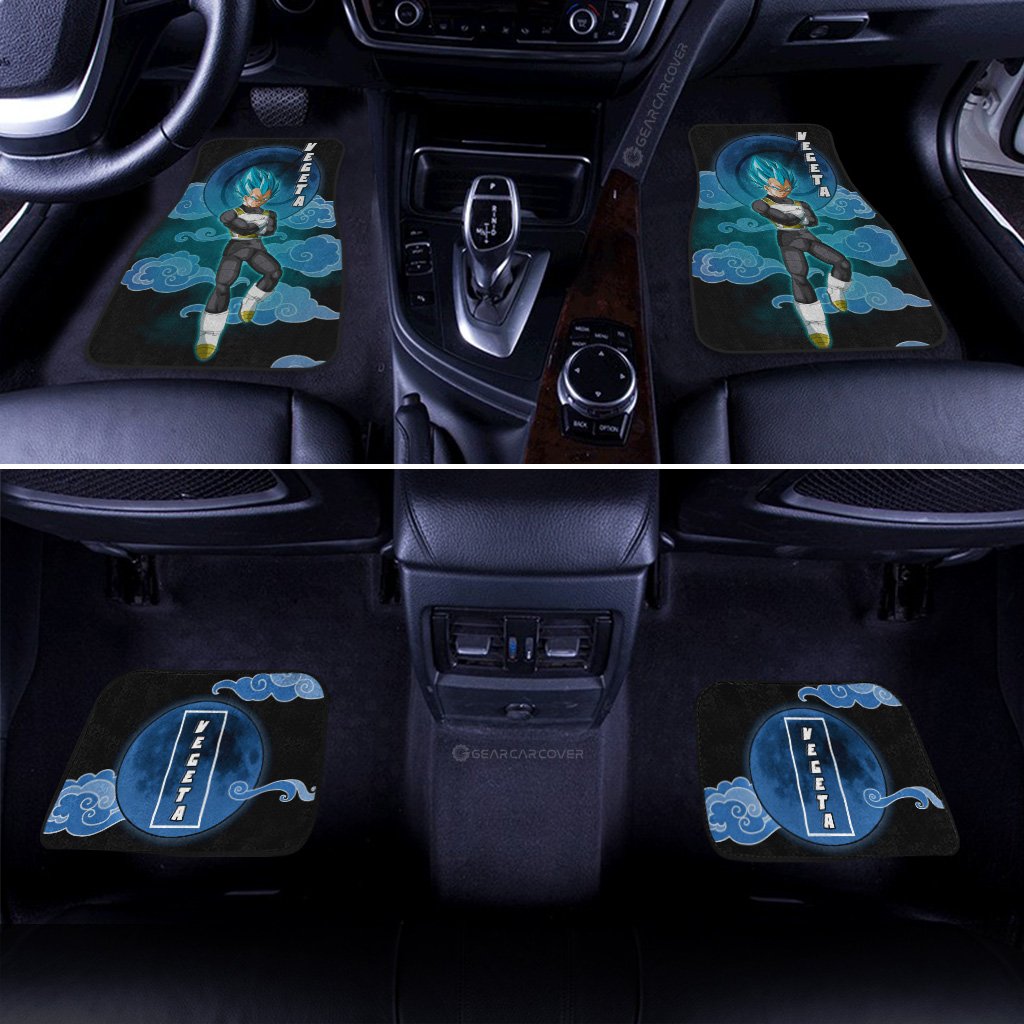 Vegeta Blue Car Floor Mats Custom Dragon Ball Anime Car Accessories