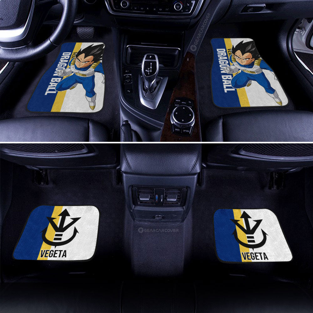 Vegeta Car Floor Mats Custom Dragon Ball Car Accessories Gifts For Anime Fans