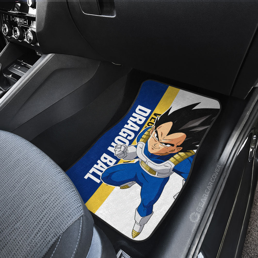 Vegeta Car Floor Mats Custom Dragon Ball Car Accessories Gifts For Anime Fans