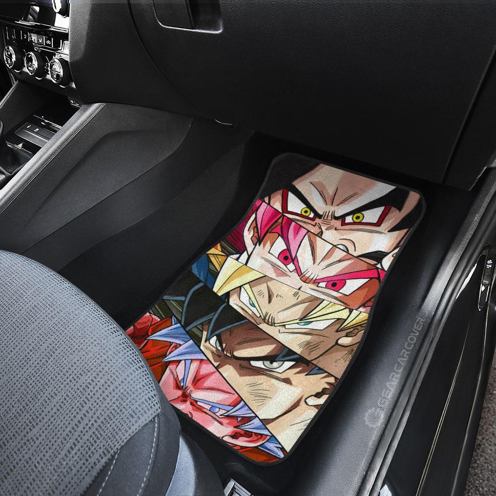 Vegeta Eyes Car Floor Mats Custom Pokemon Anime Car Windshield Accessories