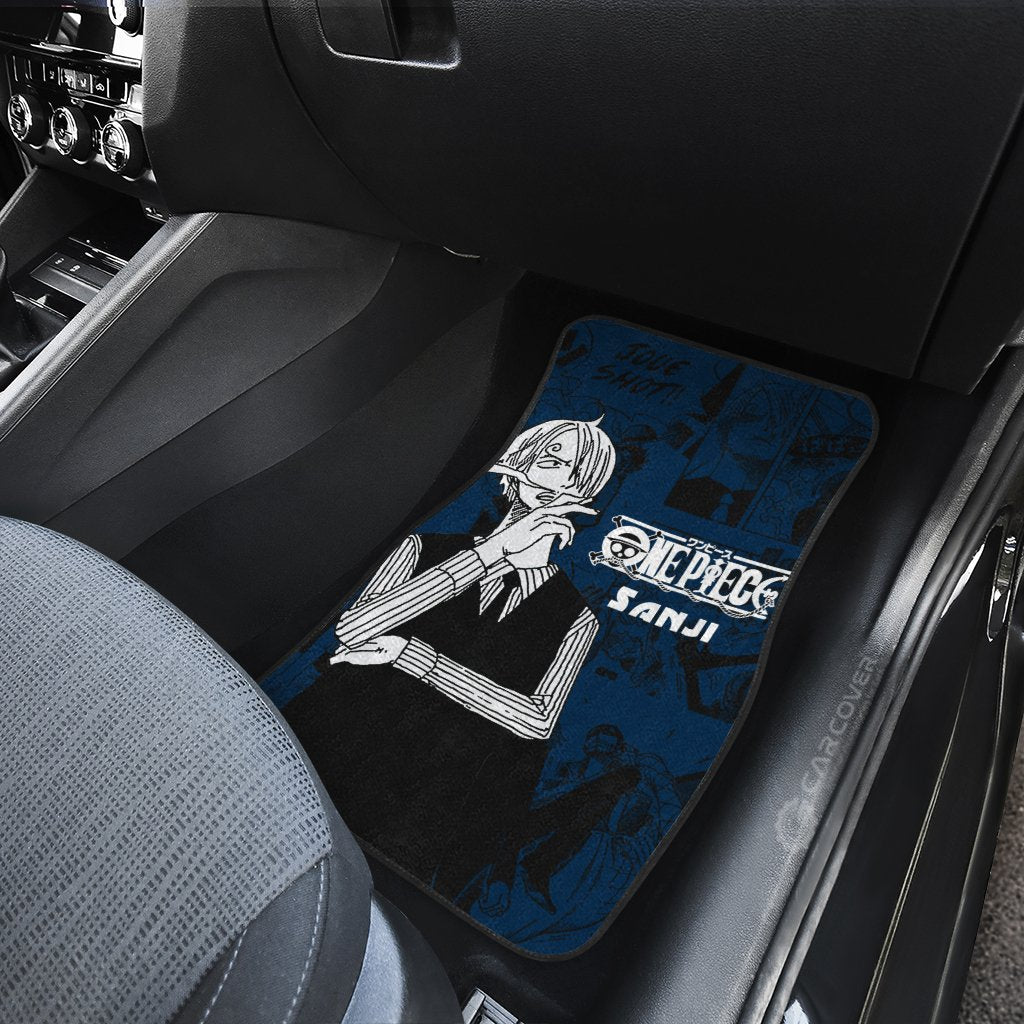 Vinsmoke Sanji Car Floor Mats Custom Anime Mix Manga One Piece Car Interior Accessories