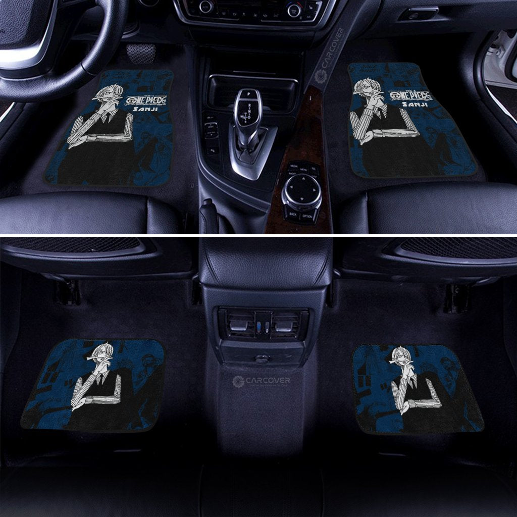 Vinsmoke Sanji Car Floor Mats Custom Anime Mix Manga One Piece Car Interior Accessories