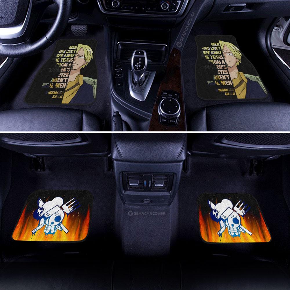 Vinsmoke Sanji Car Floor Mats Custom One Piece Anime Car Accessories Gifts For Fans