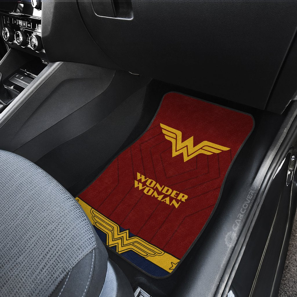 Wonder Woman Car Floor Mats Custom Car Interior Accessories