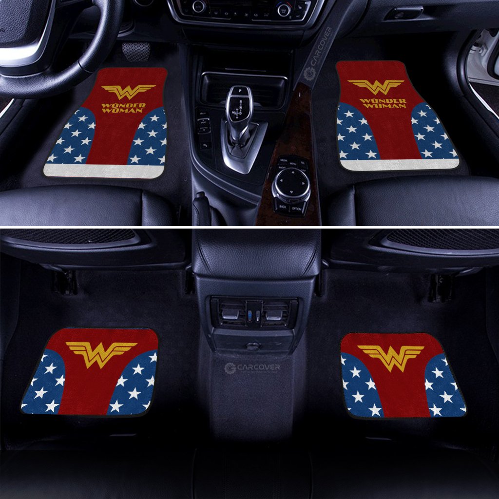 Wonder Woman Uniform Car Floor Mats Custom Car Accessories