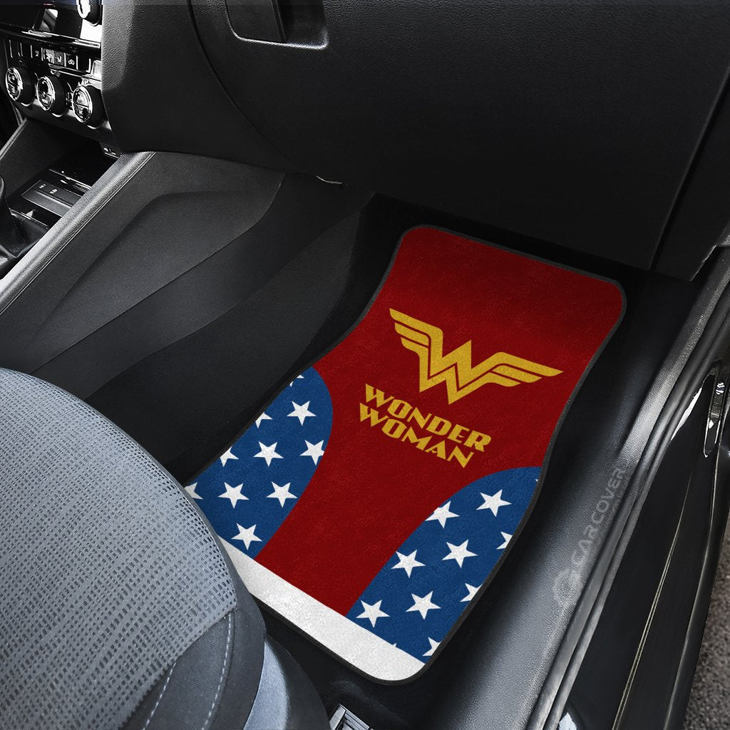 Wonder Woman Uniform Car Floor Mats Custom Car Accessories