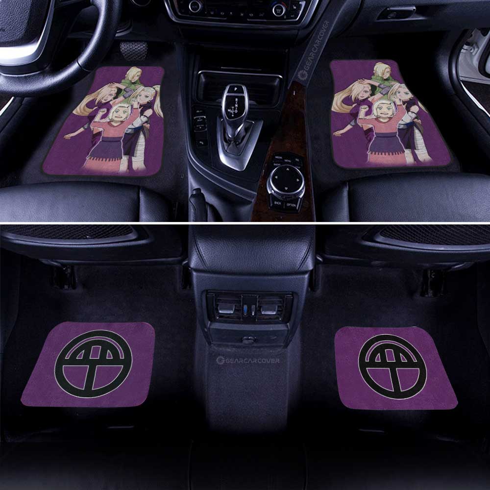 Yamanaka Ino Car Floor Mats Custom Anime Naruto Car Accessories