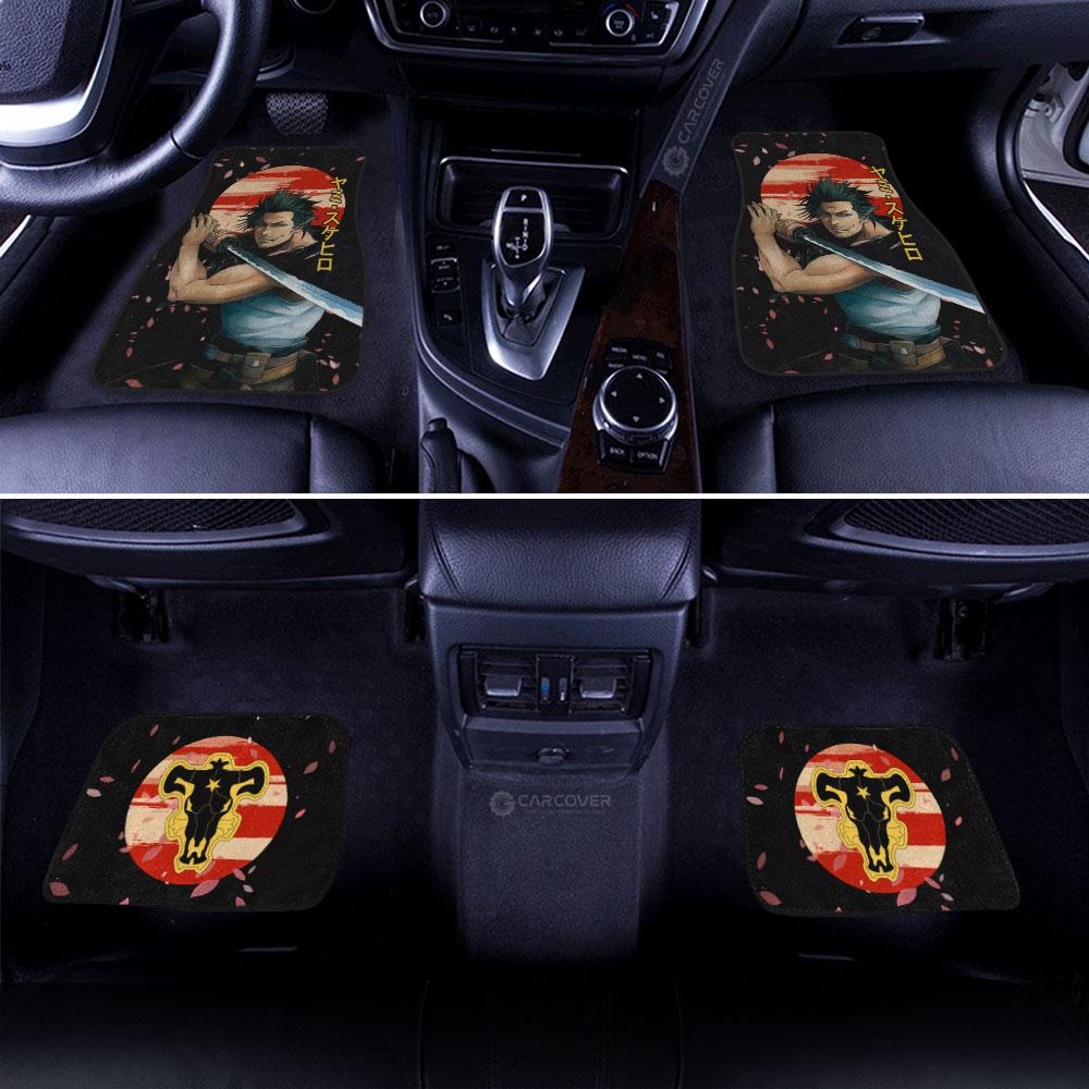 Yami Sukehiro Car Floor Mats Custom Black Clover Anime Car Interior Accessories