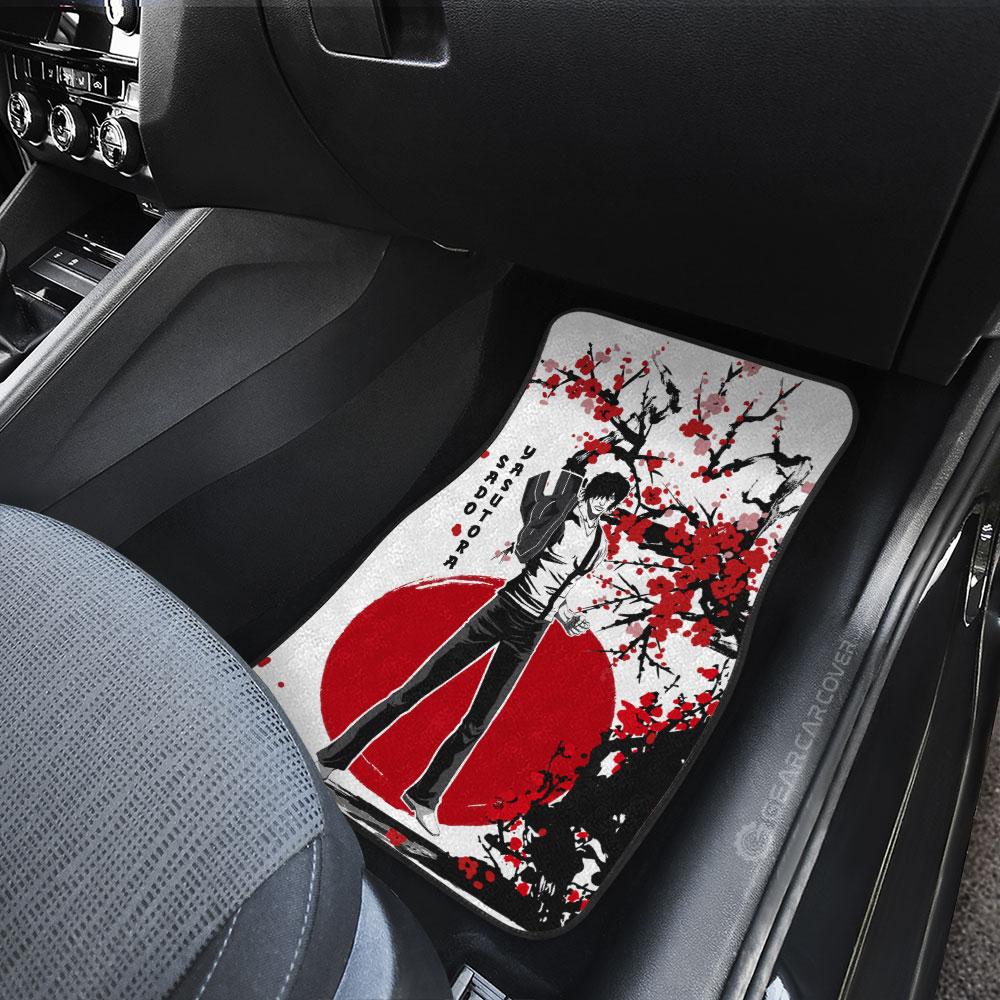 Yasutora Sado Car Floor Mats Custom Japan Style Anime Bleach Car Interior Accessories