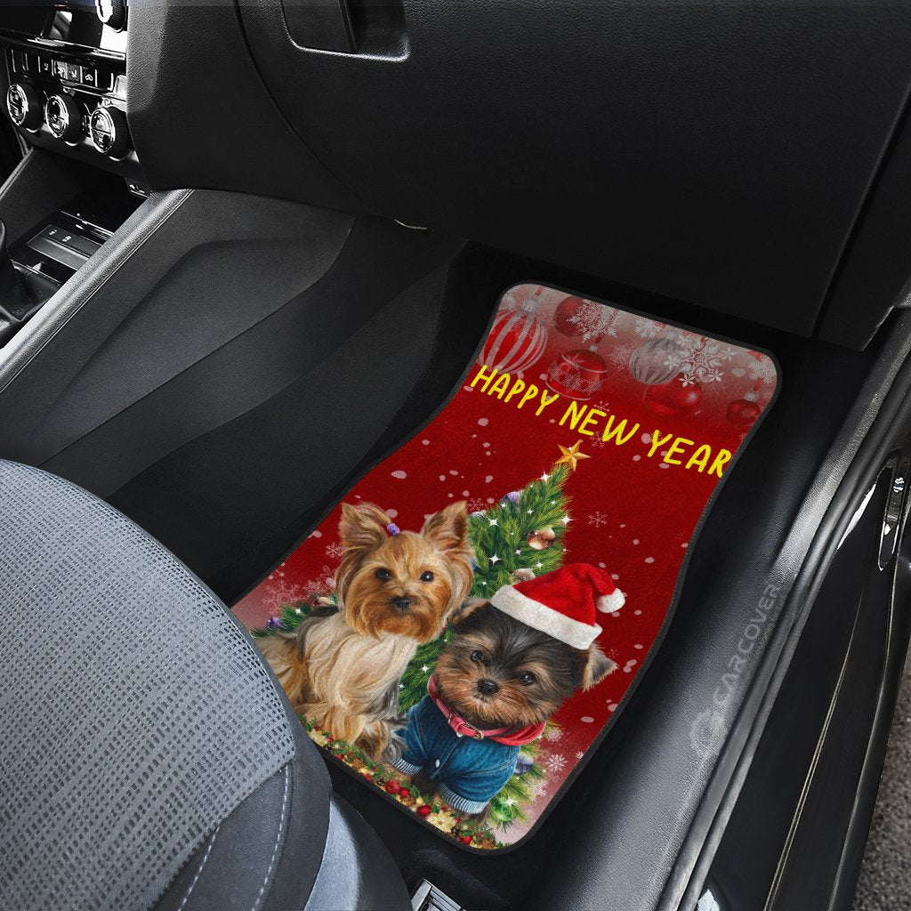 Yorkshire Terriers Dog Car Floor Mats Custom Christmas Car Interior Accessories