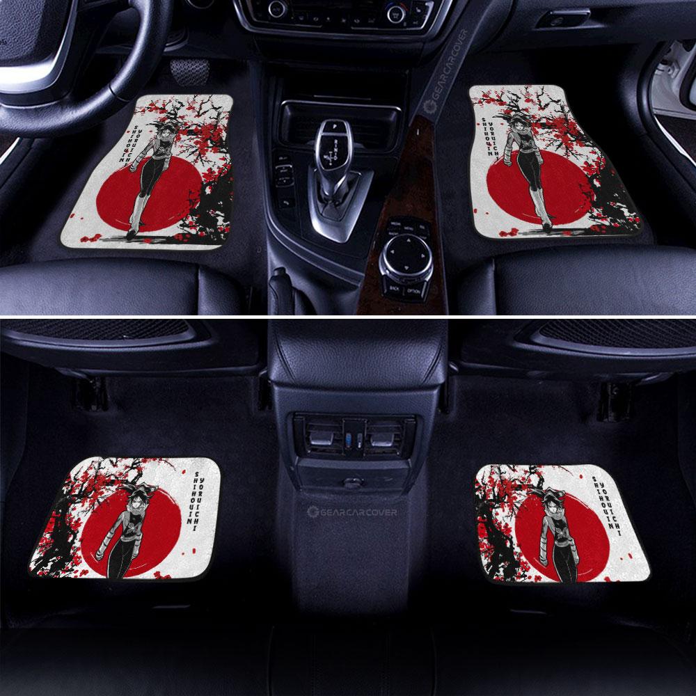 Yoruichi Shihouin Car Floor Mats Custom Japan Style Anime Bleach Car Interior Accessories