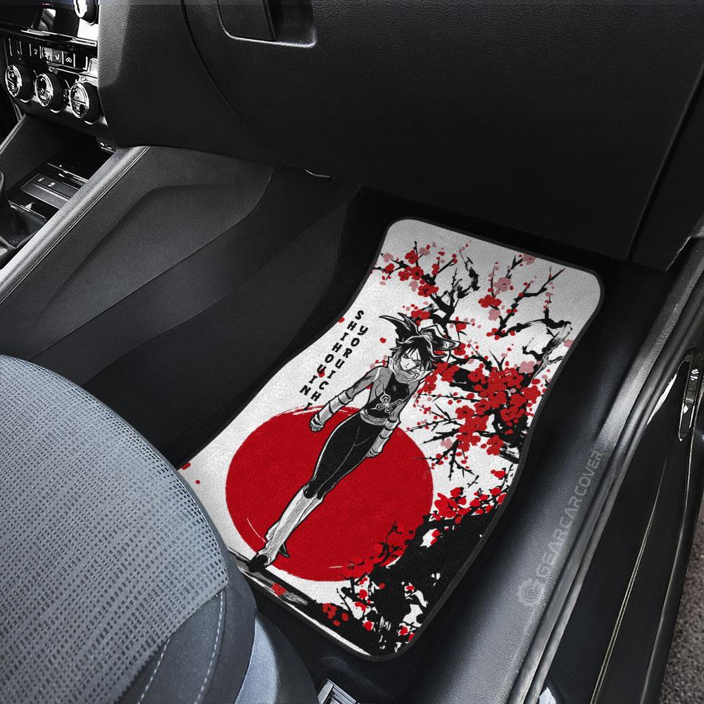 Yoruichi Shihouin Car Floor Mats Custom Japan Style Anime Bleach Car Interior Accessories
