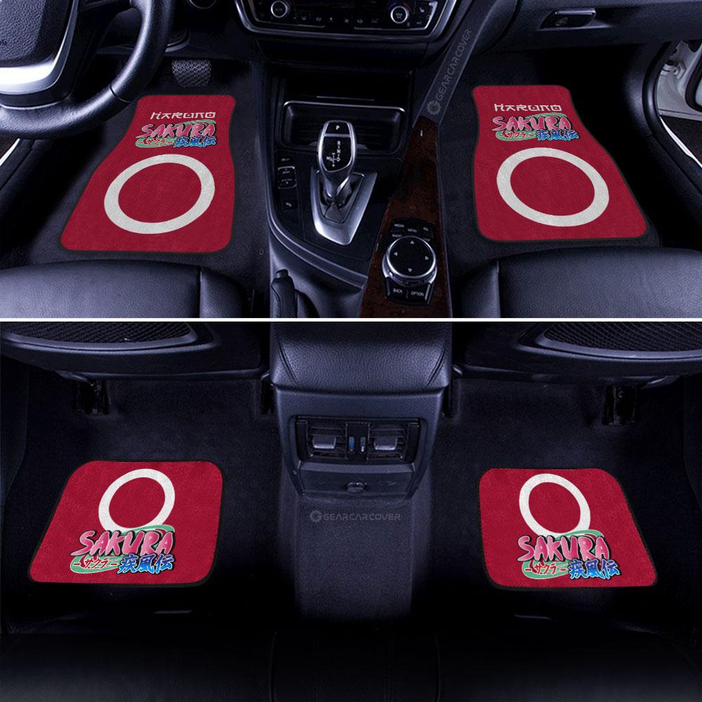 Young Sakura Car Floor Mats Custom Naruto Anime Car Interior Accessories