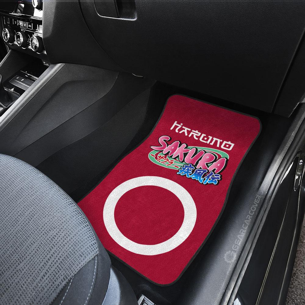 Young Sakura Car Floor Mats Custom Naruto Anime Car Interior Accessories