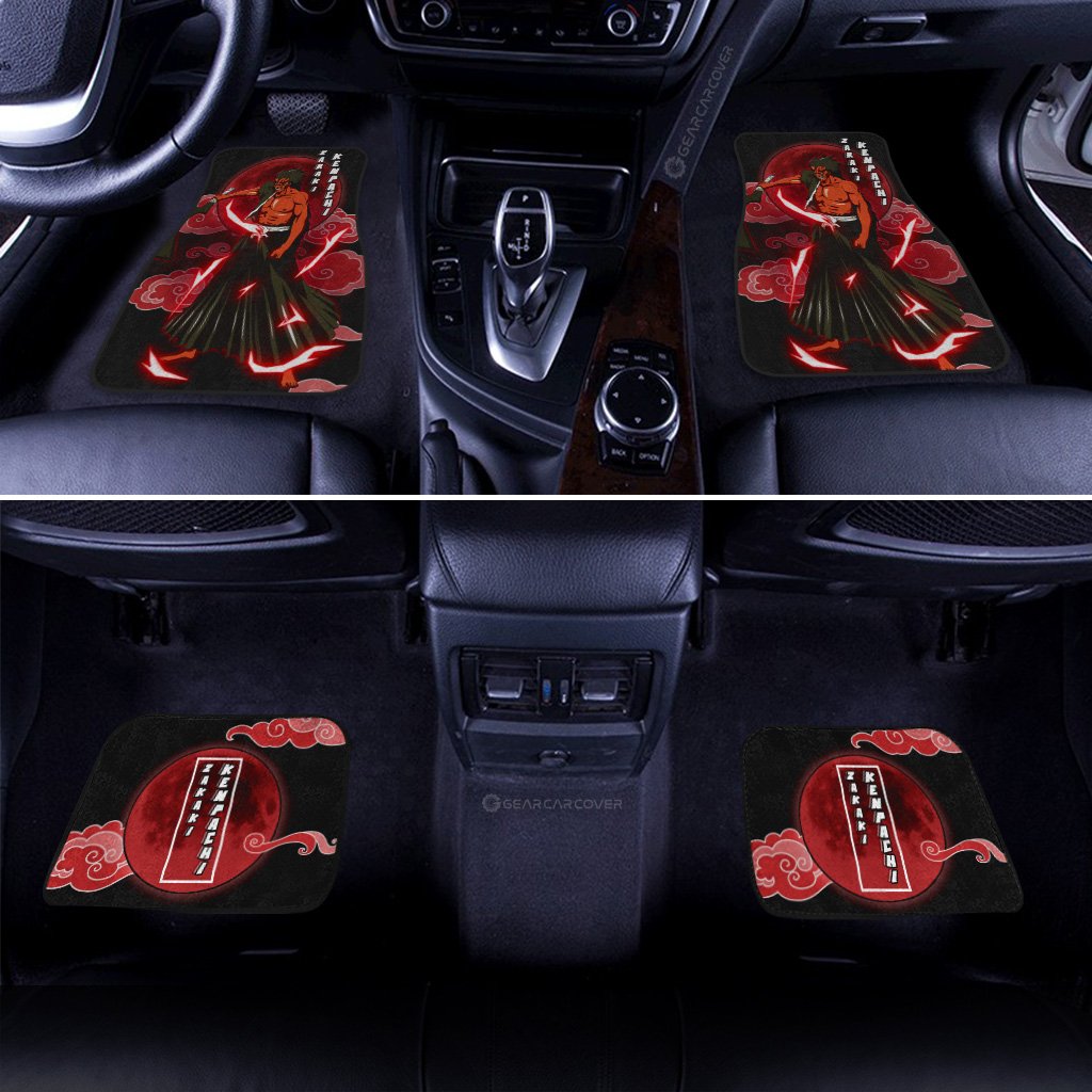 Zaraki Kenpachi Bankai Car Floor Mats Custom Bleach Anime Car Accessories